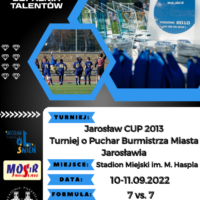 TURNIEJ PIŁKI NOŻNEJ JAROSŁAW CUP O PUCHAR BURMISTRZA MIASTA JAROSŁAWIA
