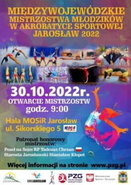 MIĘDZYWOJEWÓDZKIE MISTRZOSTWA MŁODZIKÓW W AKROBATYCE SPORTOWEJ