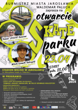 OTWARCIE SKATEPARKU – 23.04.2023