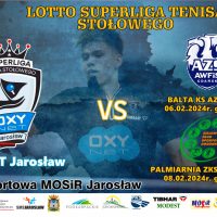 Mecze tenisa stołowego KSTS OXYNET JAROSŁAW (6 i 8.02.24)
