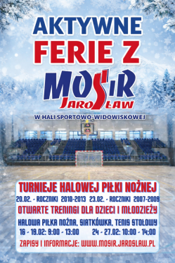 AKTYWNE FERIE Z MOSIR JAROSŁAW